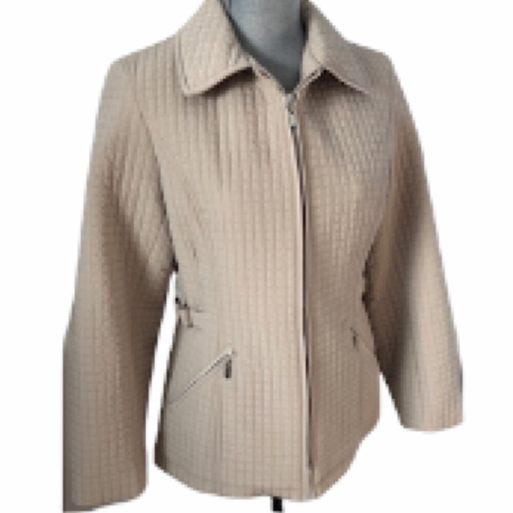 Gallery quilted zip up jacket